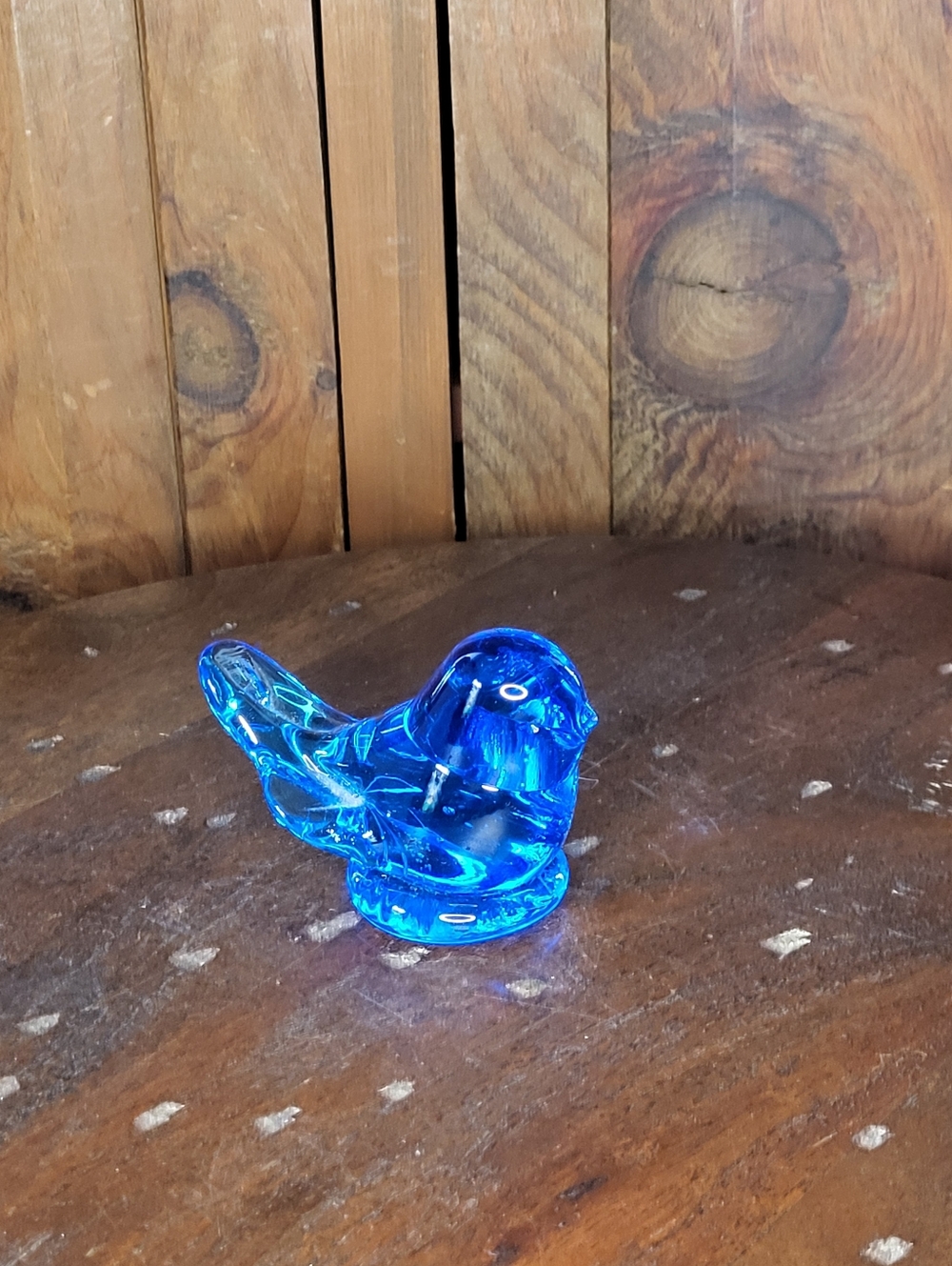 Leo Ward Blue Glass Bird - Picture 9 of 16